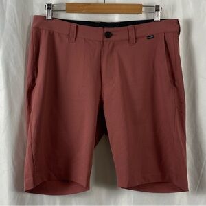 Travis Mathew Men's Rust Hybrid Shorts Size 33